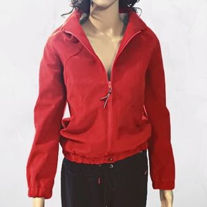 Jenns Suede Bomber Jacket- Size 6